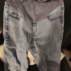 Classic Blue Women's Maternity Jeans